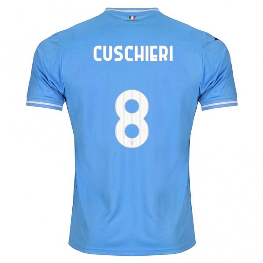 Kandiny Kinderen Rachel Cuschieri #8 Blauw Thuisshirt Thuistenue 2023/24 T-Shirt België