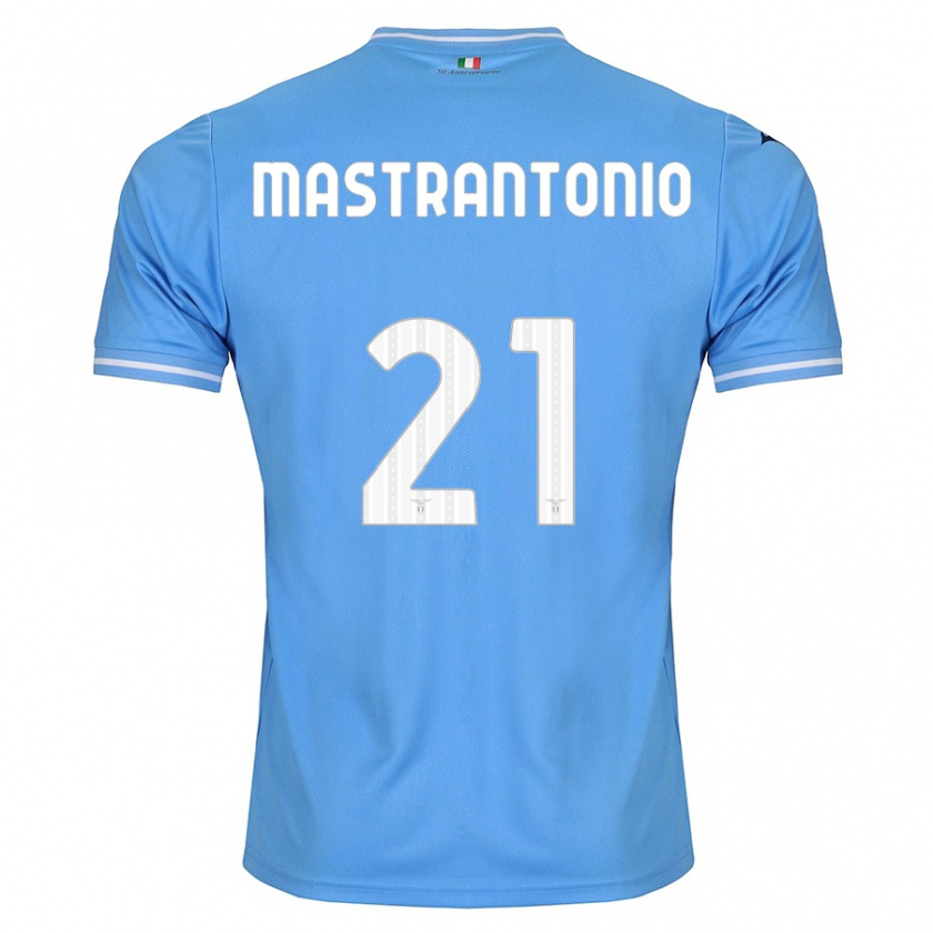 Kandiny Bambino Maglia Ella Mastrantonio #21 Blu Kit Gara Home 2023/24 Maglietta