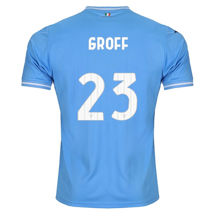 Kandiny Bambino Maglia Chiara Groff #23 Blu Kit Gara Home 2023/24 Maglietta