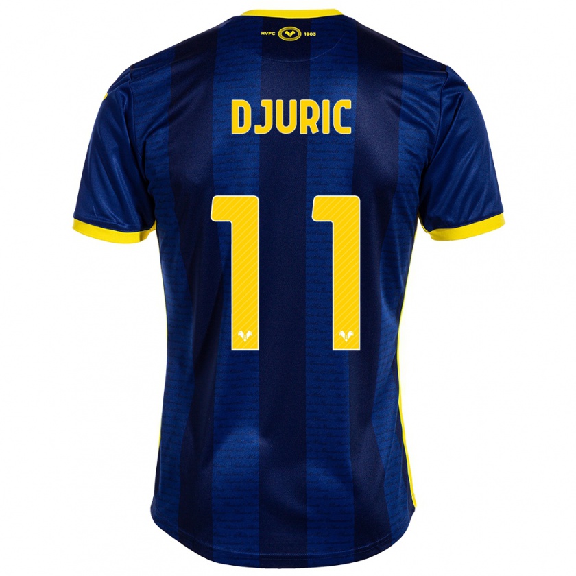 Kandiny Kinder Milan Djuric #11 Marine Heimtrikot Trikot 2023/24 T-Shirt Österreich