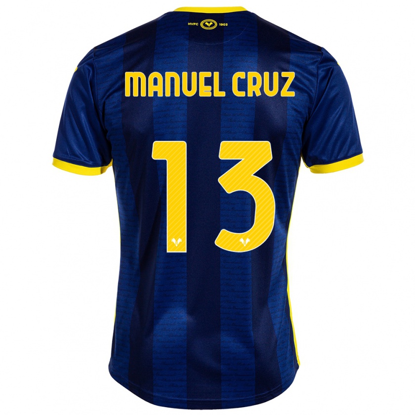 Kandiny Kinderen Juan Manuel Cruz #13 Marine Thuisshirt Thuistenue 2023/24 T-Shirt België