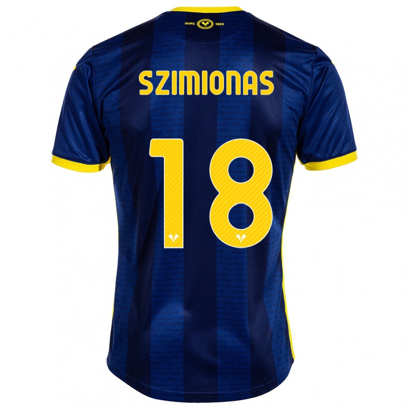 Kandiny Bambino Maglia Luca Szimionas #18 Marina Militare Kit Gara Home 2023/24 Maglietta