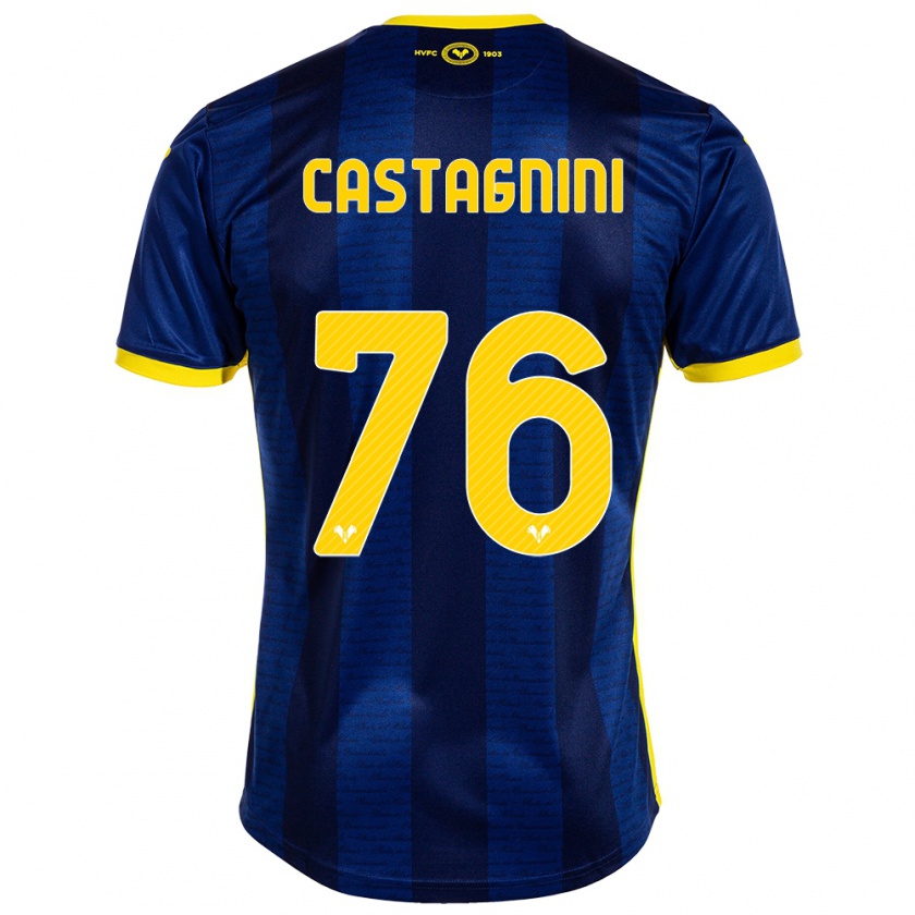 Kandiny Niño Camiseta Mirko Castagnini #76 Armada 1ª Equipación 2023/24 La Camisa México