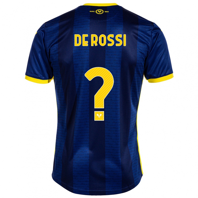 Kandiny Kinder Michele De Rossi #0 Marine Heimtrikot Trikot 2023/24 T-Shirt Österreich