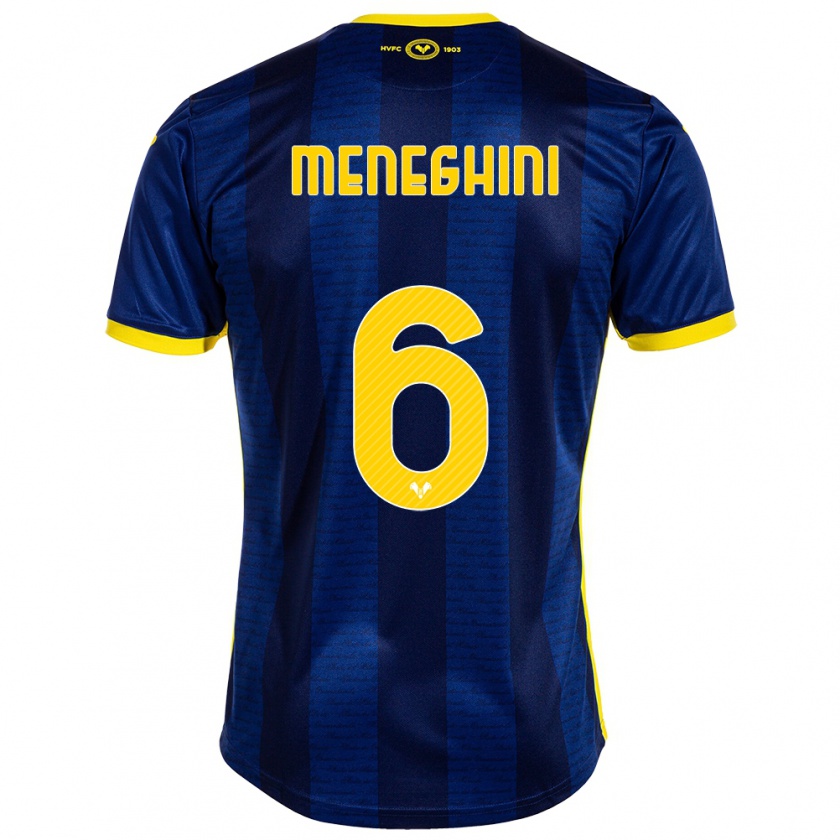 Kandiny Bambino Maglia Sofia Meneghini #6 Marina Militare Kit Gara Home 2023/24 Maglietta