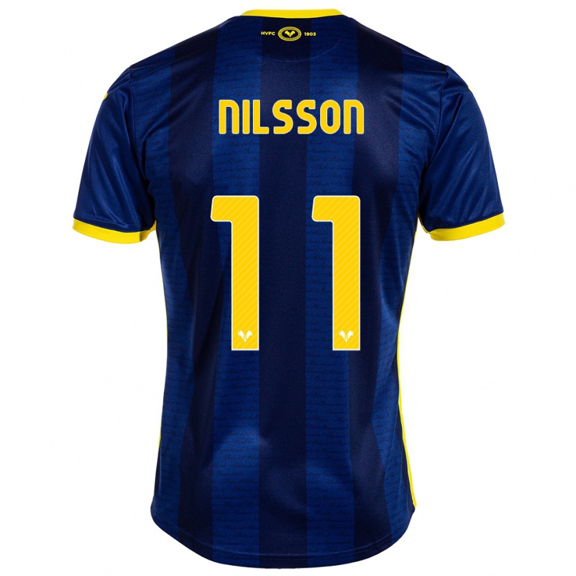 Kandiny Bambino Maglia Sara Nilsson #11 Marina Militare Kit Gara Home 2023/24 Maglietta