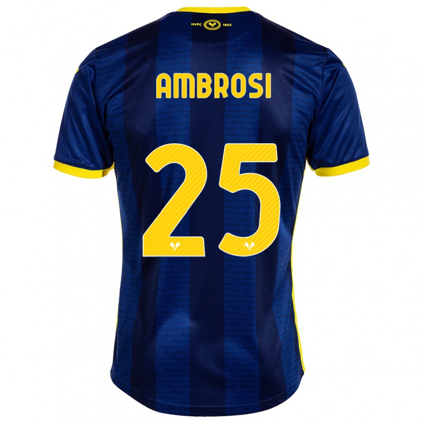 Kandiny Niño Camiseta Caterina Ambrosi #25 Armada 1ª Equipación 2023/24 La Camisa México