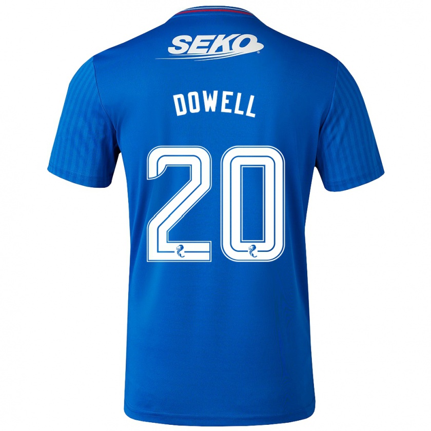 Kandiny Bambino Maglia Kieran Dowell #20 Blu Kit Gara Home 2023/24 Maglietta