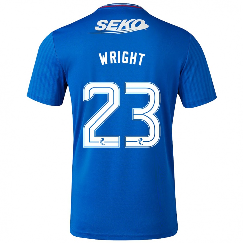 Kandiny Bambino Maglia Scott Wright #23 Blu Kit Gara Home 2023/24 Maglietta