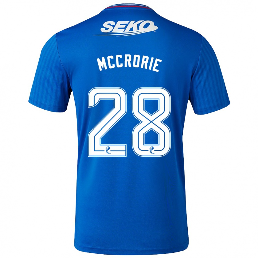 Kandiny Kinder Robby Mccrorie #28 Blau Heimtrikot Trikot 2023/24 T-Shirt Österreich