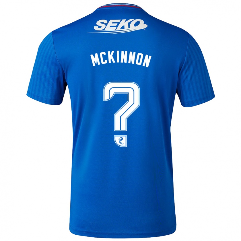 Kandiny Niño Camiseta Cole Mckinnon #0 Azul 1ª Equipación 2023/24 La Camisa México