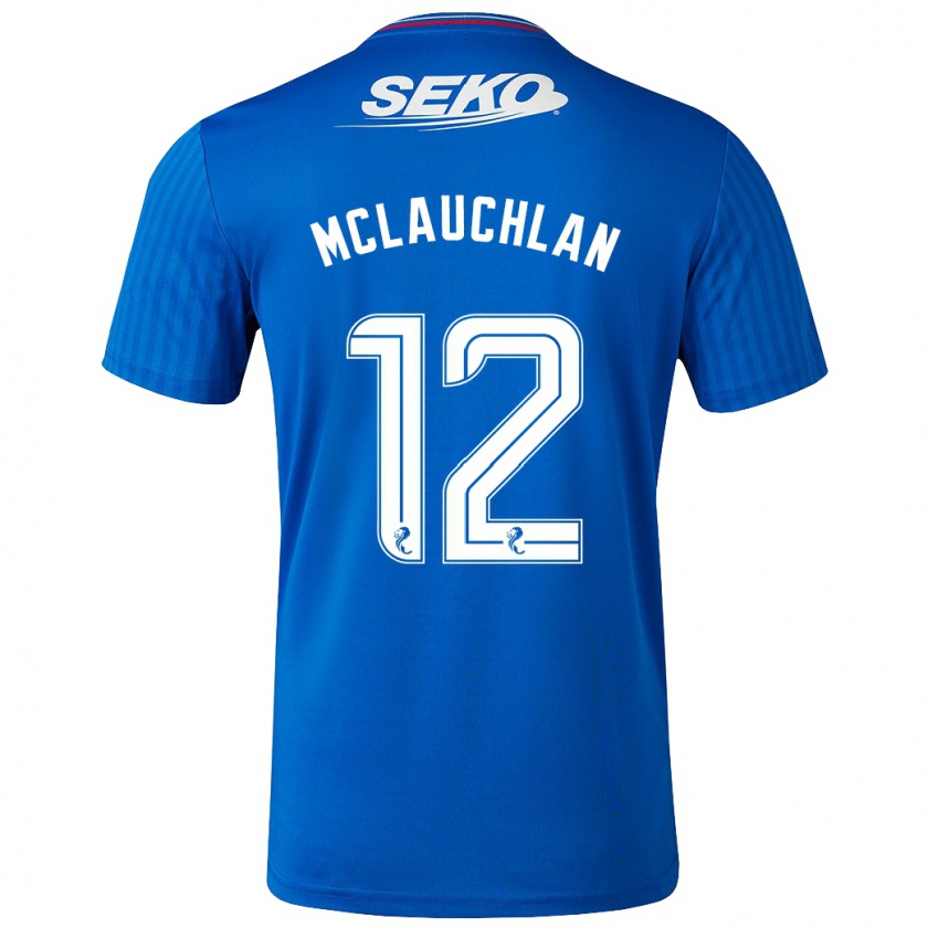 Kandiny Niño Camiseta Rachel Mclauchlan #12 Azul 1ª Equipación 2023/24 La Camisa México