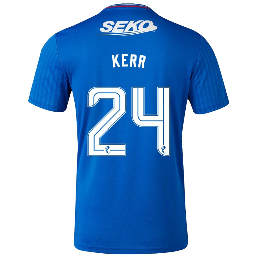 Kandiny Niño Camiseta Samantha Mary Kerr #24 Azul 1ª Equipación 2023/24 La Camisa México