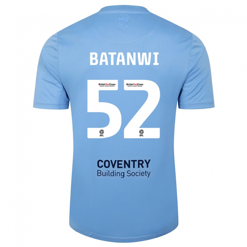 Kandiny Niño Camiseta Tristen Batanwi #52 Cielo Azul 1ª Equipación 2023/24 La Camisa