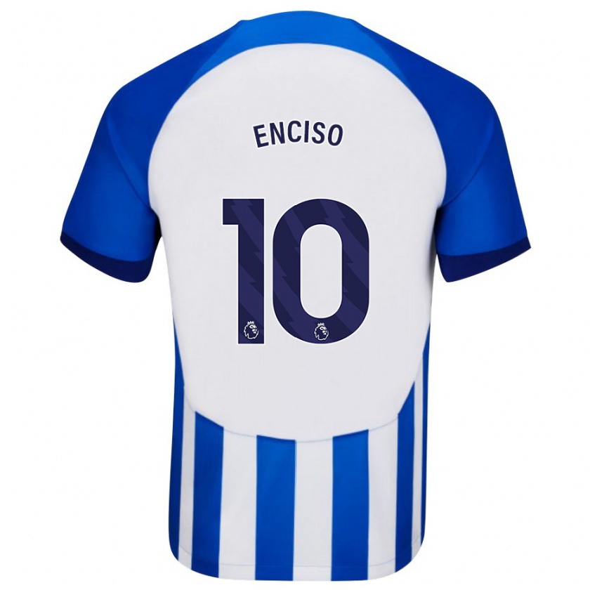 Kandiny Kinderen Julio Enciso #10 Blauw Thuisshirt Thuistenue 2023/24 T-Shirt België