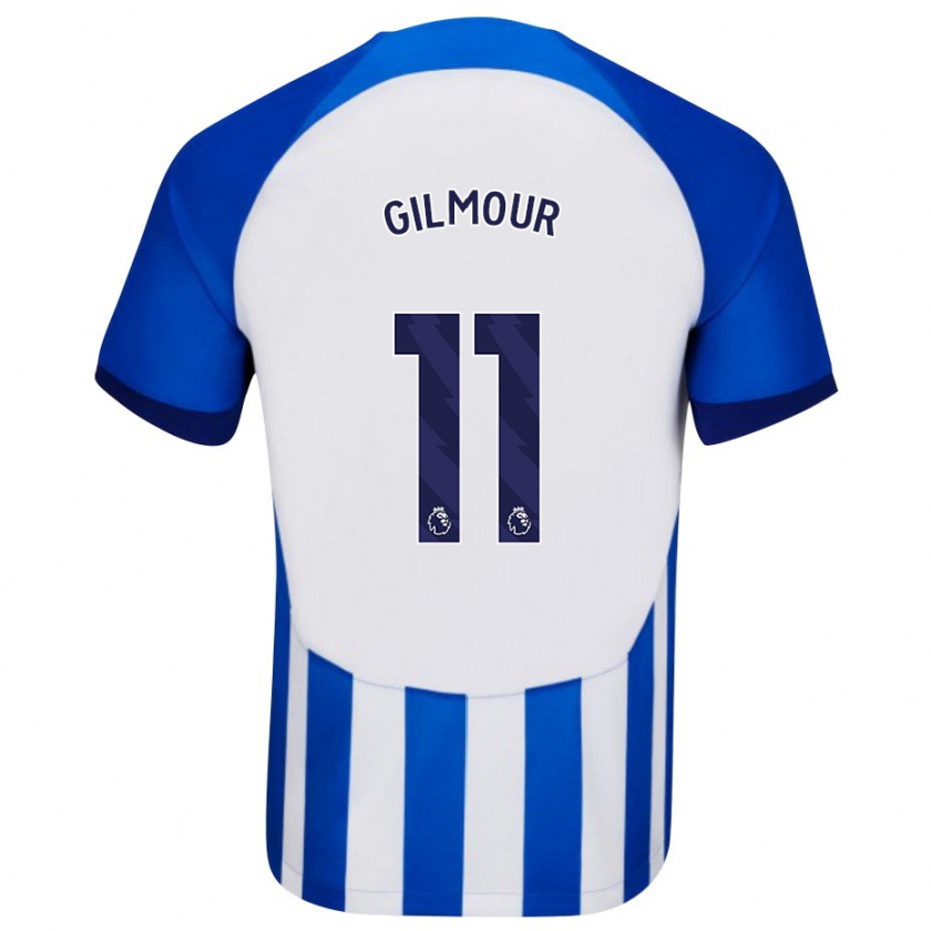 Kandiny Niño Camiseta Billy Gilmour #11 Azul 1ª Equipación 2023/24 La Camisa