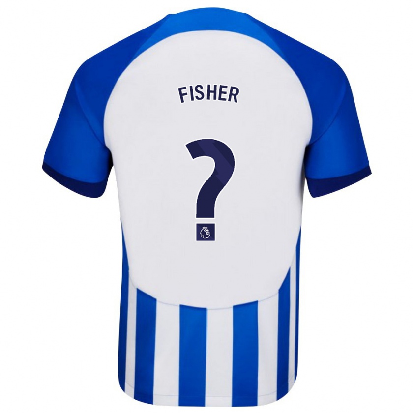 Kandiny Niño Camiseta Hugo Fisher #0 Azul 1ª Equipación 2023/24 La Camisa