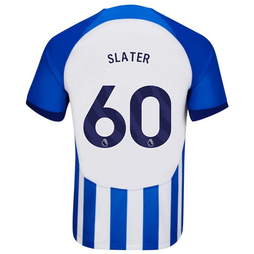 Kandiny Niño Camiseta Jacob Slater #60 Azul 1ª Equipación 2023/24 La Camisa