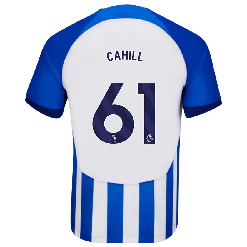 Kandiny Kinderen Killian Cahill #61 Blauw Thuisshirt Thuistenue 2023/24 T-Shirt België