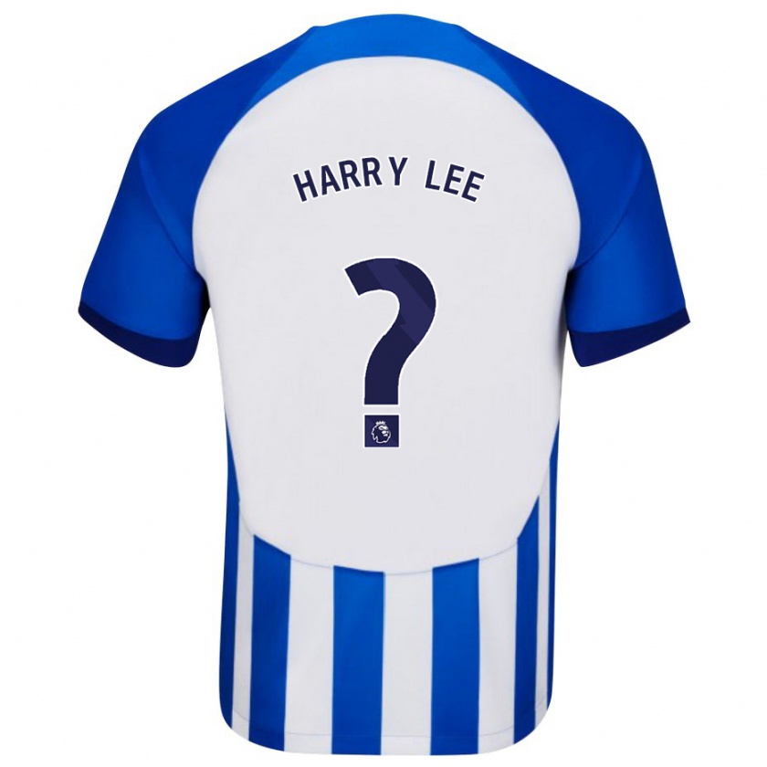 Kandiny Kinderen Harry Lee #0 Blauw Thuisshirt Thuistenue 2023/24 T-Shirt België