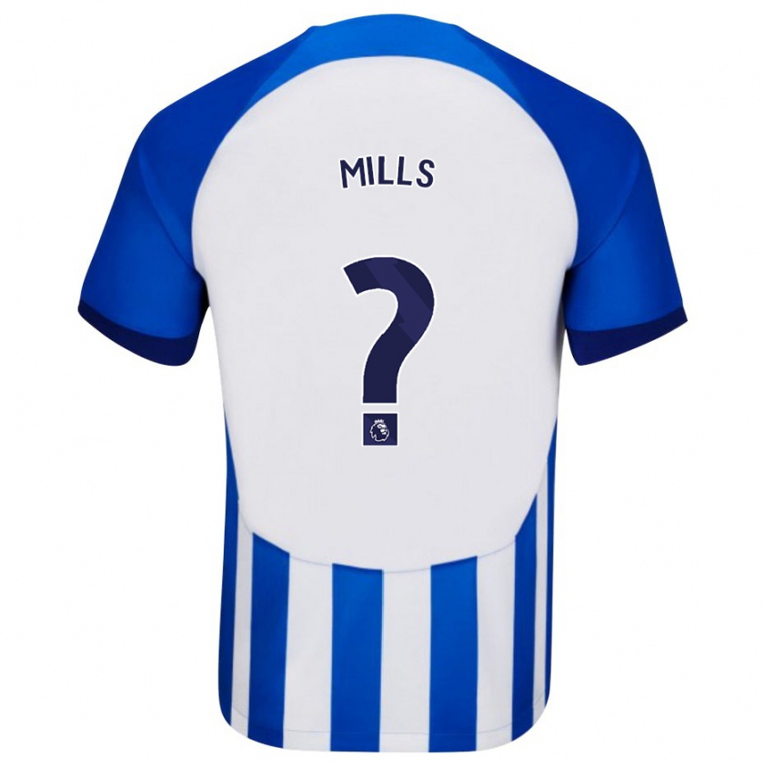 Kandiny Kinder Harry Mills #0 Blau Heimtrikot Trikot 2023/24 T-Shirt Österreich