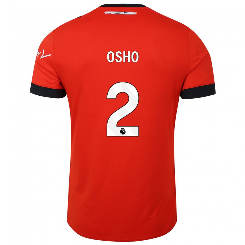 Kandiny Kinder Gabriel Osho #2 Rot Heimtrikot Trikot 2023/24 T-Shirt Österreich