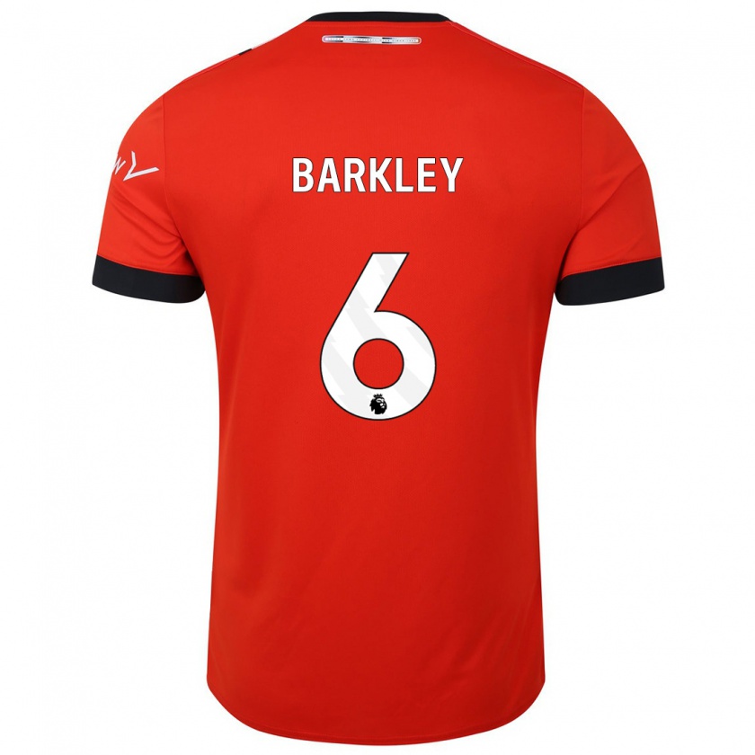 Kandiny Kinder Ross Barkley #6 Rot Heimtrikot Trikot 2023/24 T-Shirt Österreich