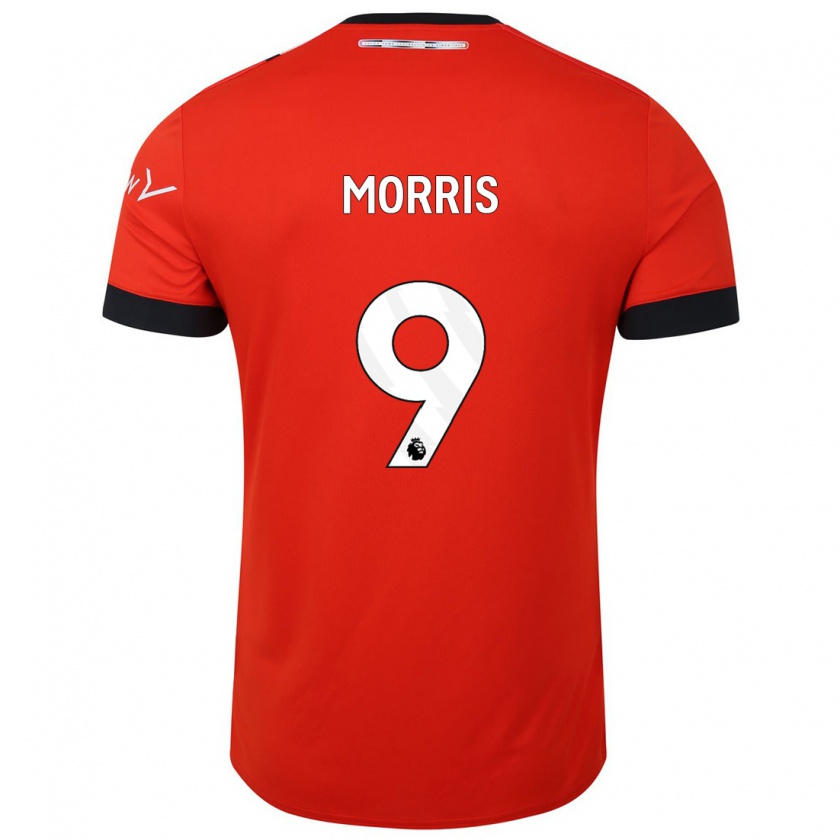 Kandiny Niño Camiseta Carlton Morris #9 Rojo 1ª Equipación 2023/24 La Camisa México