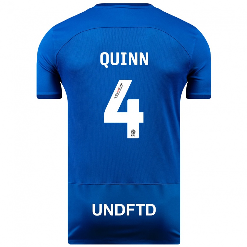 Kandiny Kinder Louise Catherine Quinn #4 Blau Heimtrikot Trikot 2023/24 T-Shirt Österreich