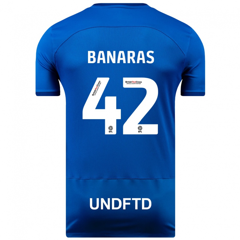 Kandiny Kinderen Layla Banaras #42 Blauw Thuisshirt Thuistenue 2023/24 T-Shirt België