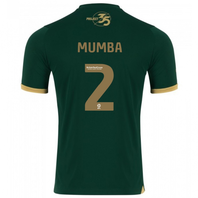 Kandiny Niño Camiseta Bali Mumba #2 Verde 1ª Equipación 2023/24 La Camisa México