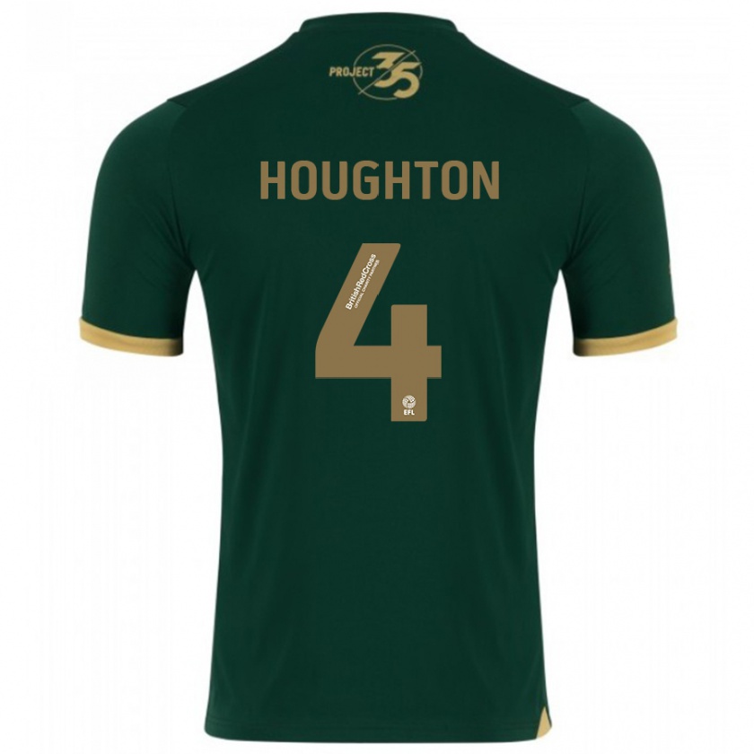 Kandiny Niño Camiseta Jordan Houghton #4 Verde 1ª Equipación 2023/24 La Camisa México