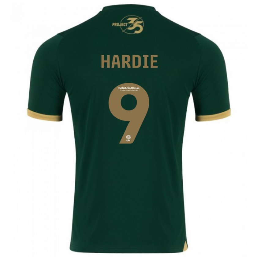 Kandiny Niño Camiseta Ryan Hardie #9 Verde 1ª Equipación 2023/24 La Camisa