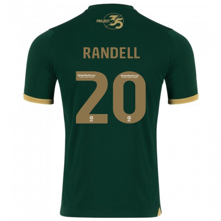 Kandiny Niño Camiseta Adam Randell #20 Verde 1ª Equipación 2023/24 La Camisa