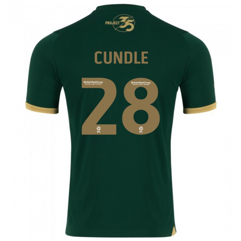 Kandiny Niño Camiseta Luke Cundle #28 Verde 1ª Equipación 2023/24 La Camisa