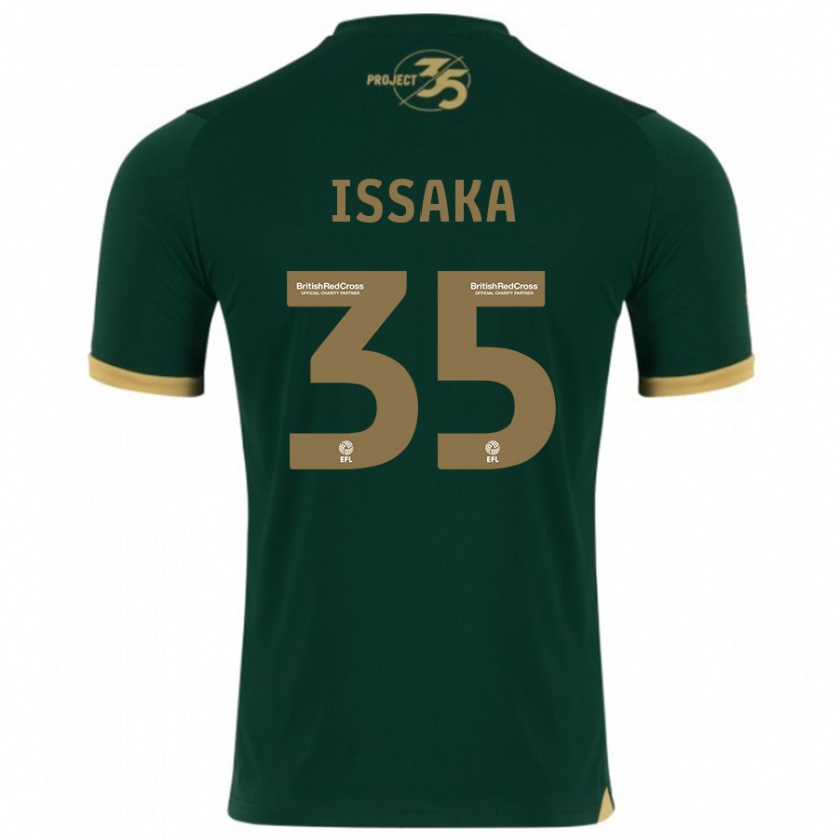 Kandiny Niño Camiseta Freddie Issaka #35 Verde 1ª Equipación 2023/24 La Camisa