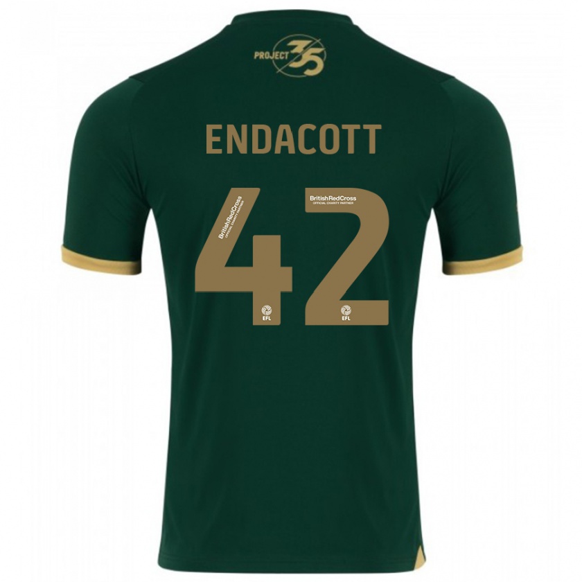 Kandiny Niño Camiseta Jack Endacott #42 Verde 1ª Equipación 2023/24 La Camisa