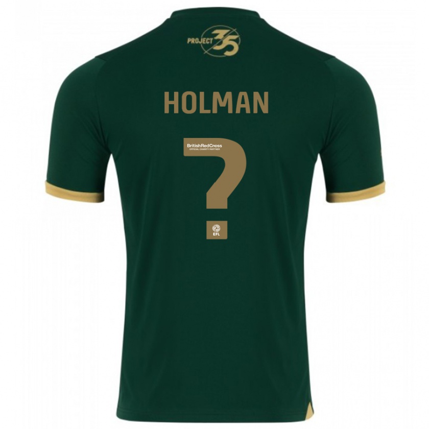 Kandiny Niño Camiseta Daniel Holman #0 Verde 1ª Equipación 2023/24 La Camisa