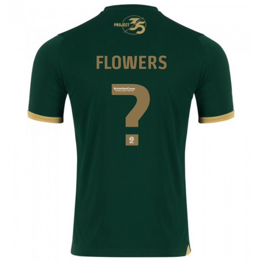 Kandiny Niño Camiseta Lewis Flowers #0 Verde 1ª Equipación 2023/24 La Camisa México