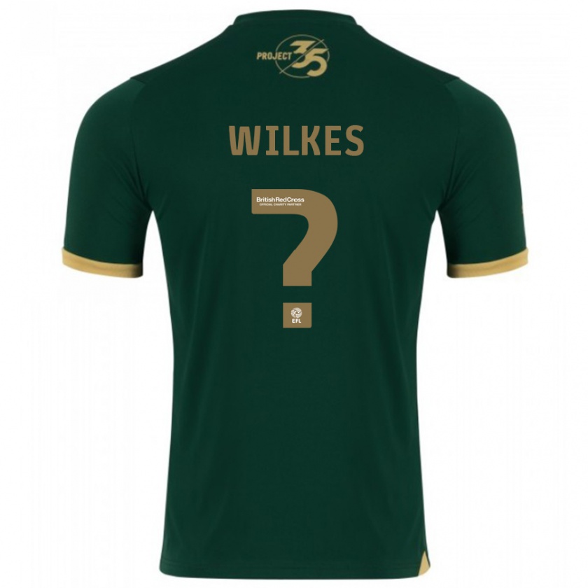 Kandiny Niño Camiseta Finley Wilkes #0 Verde 1ª Equipación 2023/24 La Camisa