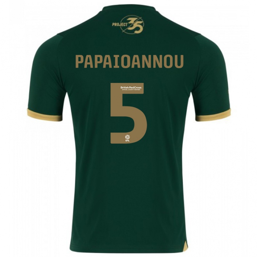 Kandiny Niño Camiseta Panagiota Papaioannou #5 Verde 1ª Equipación 2023/24 La Camisa