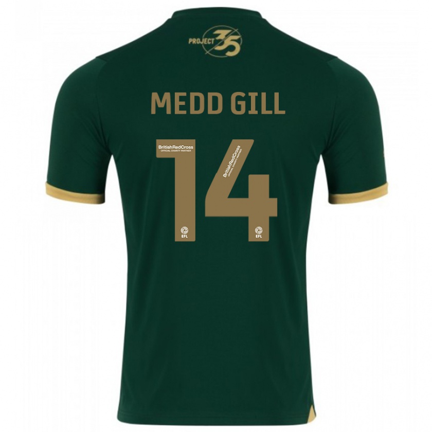 Kandiny Niño Camiseta Tamsin Medd-Gill #14 Verde 1ª Equipación 2023/24 La Camisa