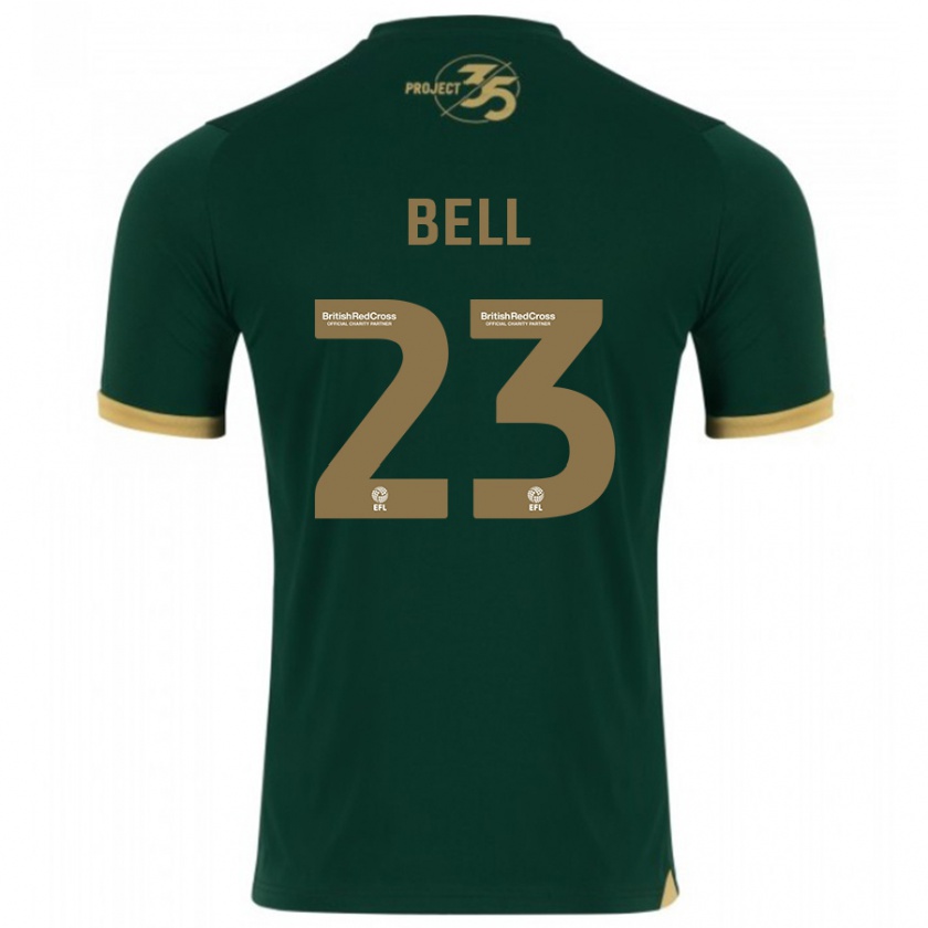 Kandiny Niño Camiseta Katelyn Bell #23 Verde 1ª Equipación 2023/24 La Camisa México