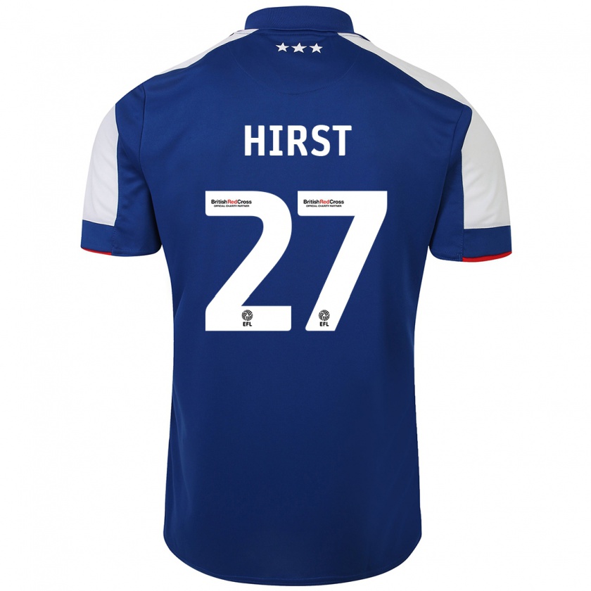 Kandiny Kinderen George Hirst #27 Blauw Thuisshirt Thuistenue 2023/24 T-Shirt België