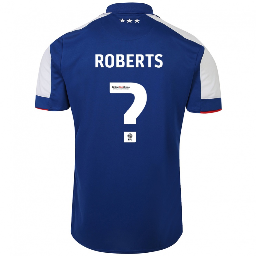 Kandiny Bambino Maglia Mathaeus Roberts #0 Blu Kit Gara Home 2023/24 Maglietta