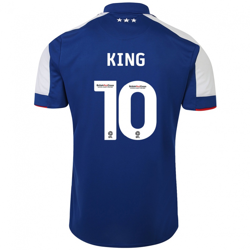 Kandiny Bambino Maglia Eloise King #10 Blu Kit Gara Home 2023/24 Maglietta