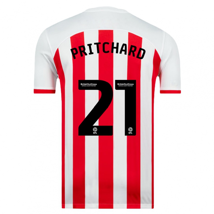 Kandiny Kinder Alex Pritchard #21 Weiß Heimtrikot Trikot 2023/24 T-Shirt Österreich