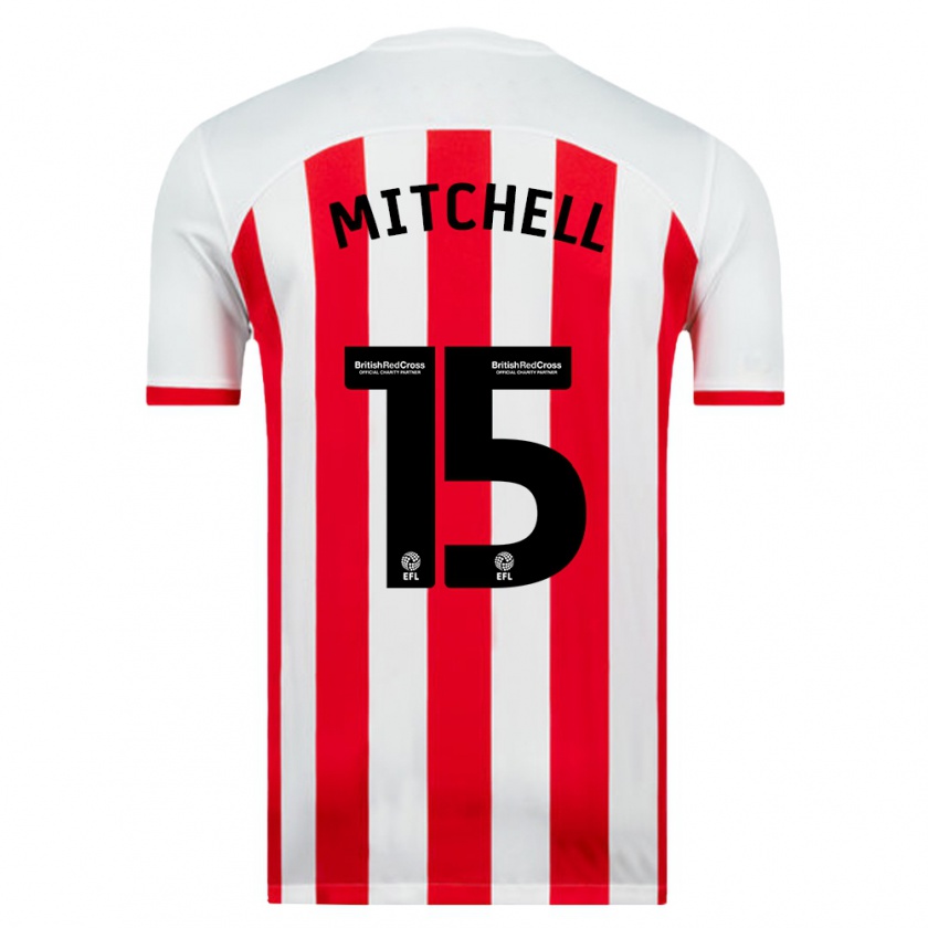 Kandiny Bambino Maglia Cuba Mitchell #15 Bianco Kit Gara Home 2023/24 Maglietta