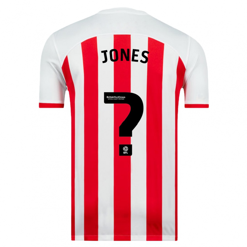 Kandiny Niño Camiseta Jaydon Jones #0 Blanco 1ª Equipación 2023/24 La Camisa