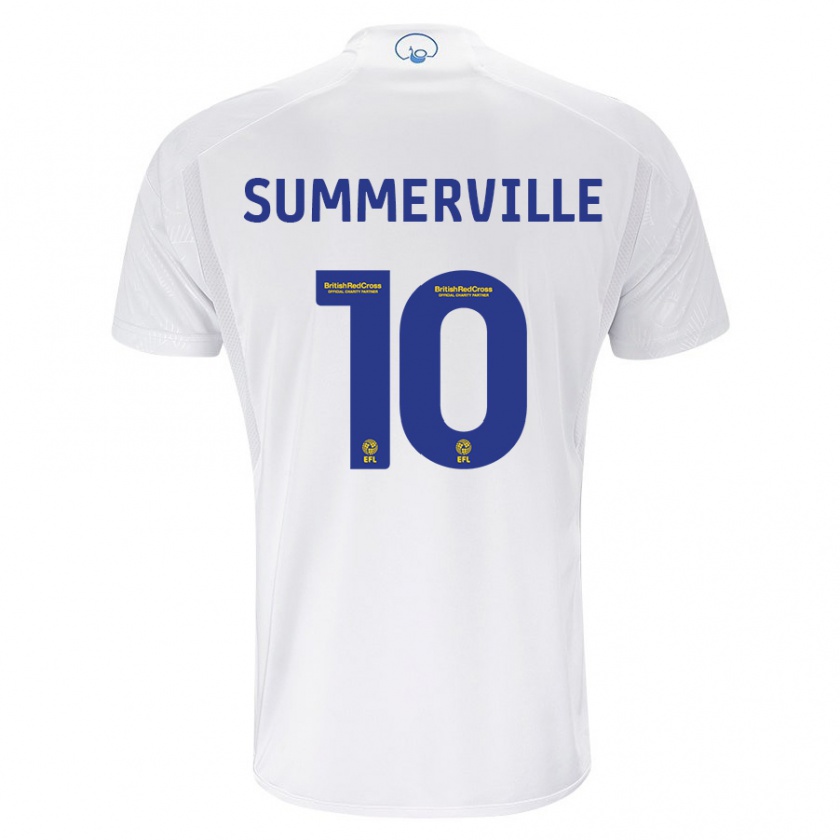 Kandiny Bambino Maglia Crysencio Summerville #10 Bianco Kit Gara Home 2023/24 Maglietta